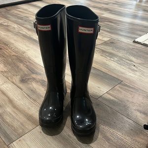 Hunter Huntress Boots Glossy